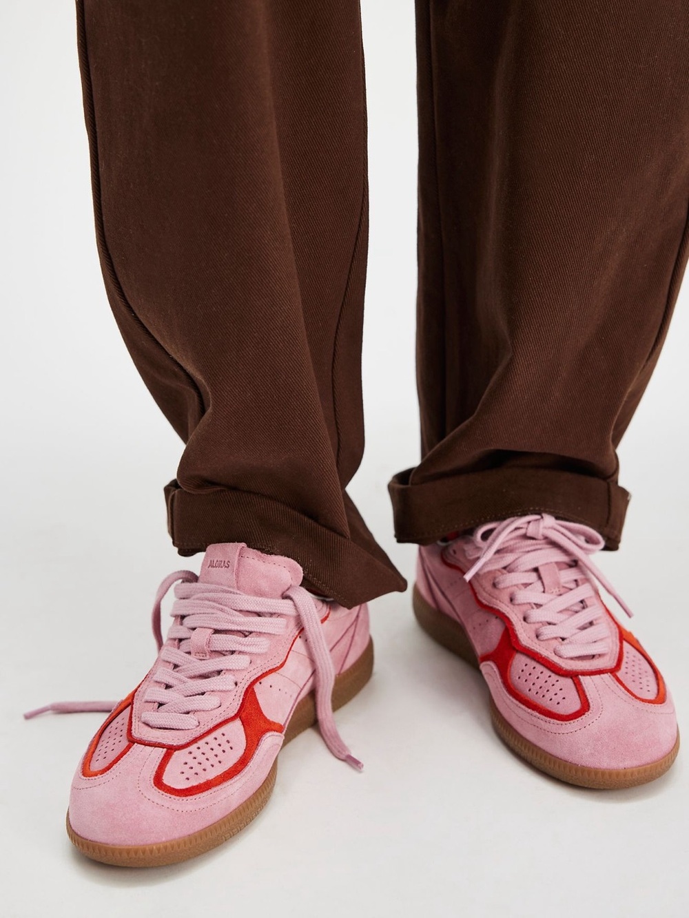 Alohas Tb.490 Rife Sea Pink Leather Sneakers - 39